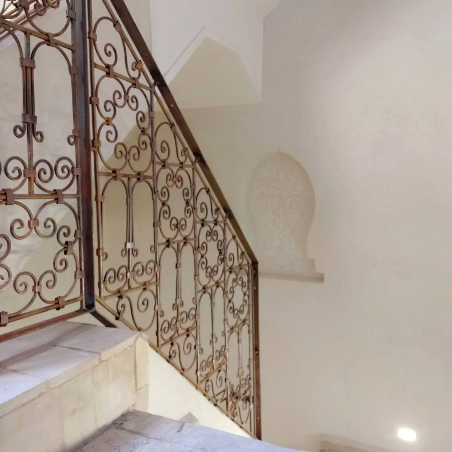 Traditional Wrought Iron Railing