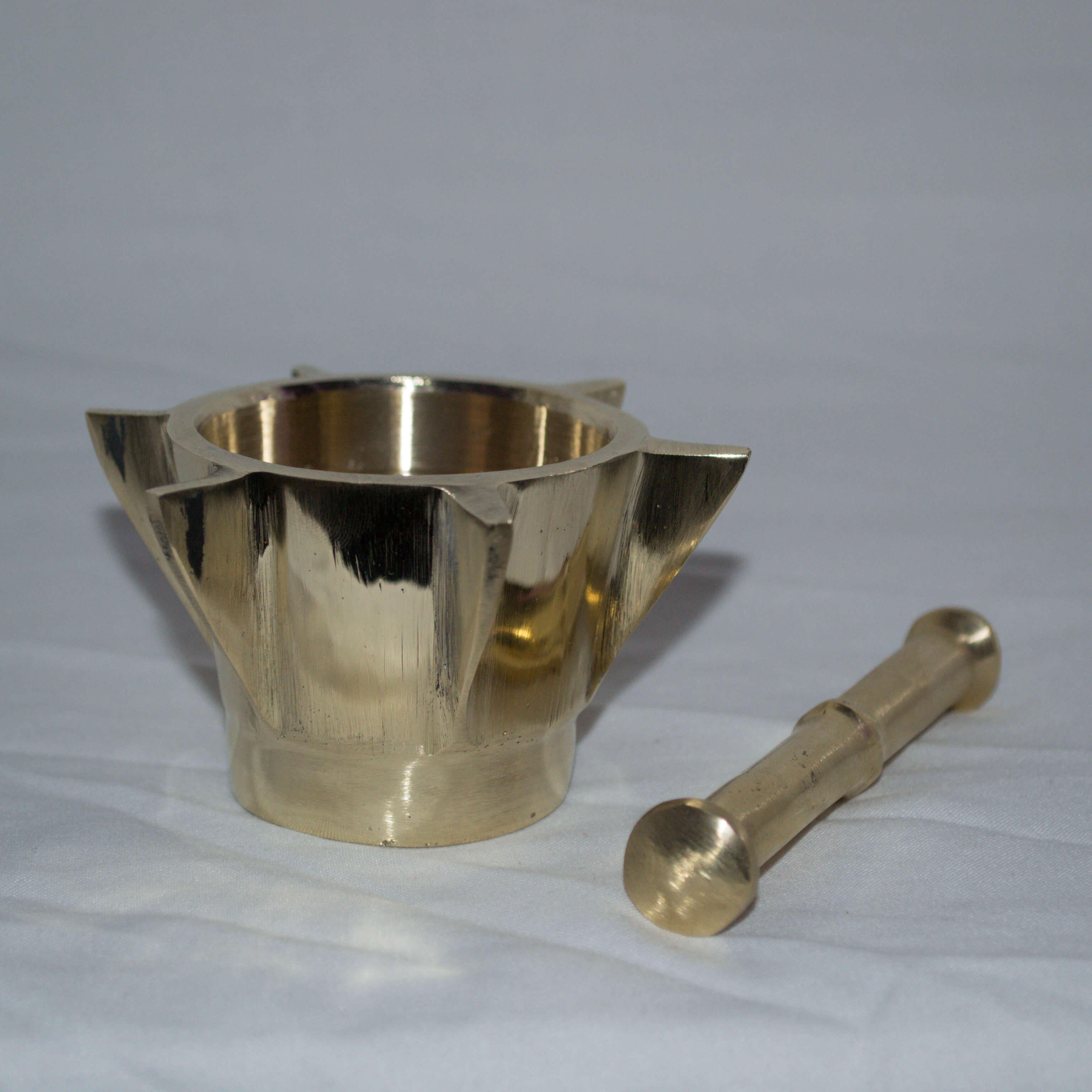 Moroccan Brass Mortar: Mahraz Decorative Copper